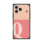 Premium Square Case with MagSafe［ Original - initial two tone - Q pink ］