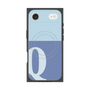 Premium Square Case with MagSafe［ Original - initial two tone - Q blue ］