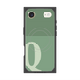 Premium Square Case with MagSafe［ Original - initial two tone - Q green ］