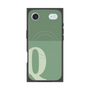 Premium Square Case with MagSafe［ Original - initial two tone - Q green ］