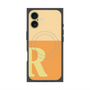 Premium Square Case with MagSafe［ Original - initial two tone - R orange ］