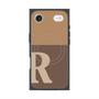 Premium Square Case with MagSafe［ Original - initial two tone - R brown ］