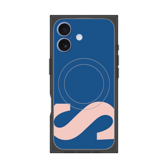 Premium Square Case with MagSafe［ Original - initial color - S navy ］