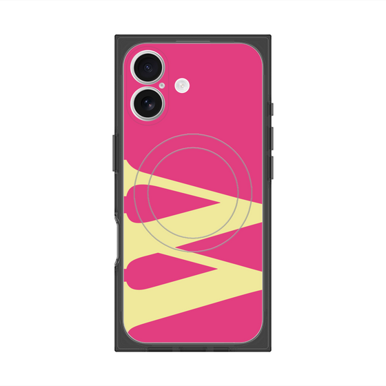 Premium Square Case with MagSafe［ Original - initial color - W pink ］