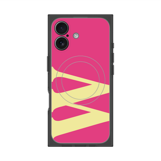 Premium Square Case with MagSafe［ Original - initial color - W pink ］