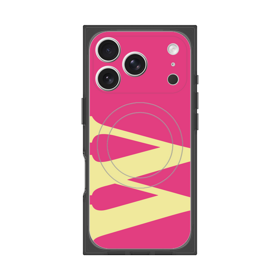 Premium Square Case with MagSafe［ Original - initial color - W pink ］