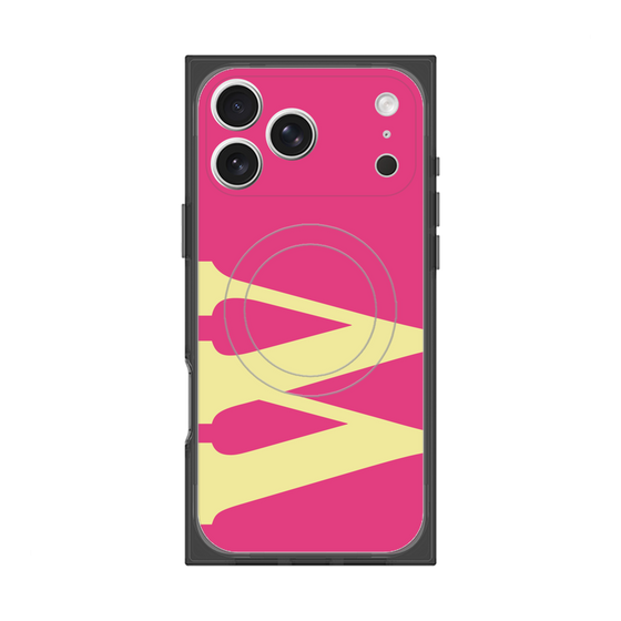 Premium Square Case with MagSafe［ Original - initial color - W pink ］