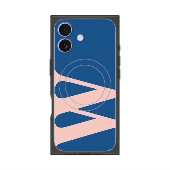 Premium Square Case with MagSafe［ Original - initial color - W navy ］