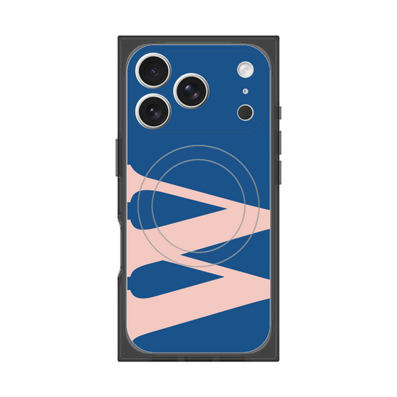 Premium Square Case with MagSafe［ Original - initial color - W navy ］