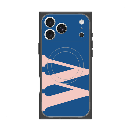 Premium Square Case with MagSafe［ Original - initial color - W navy ］