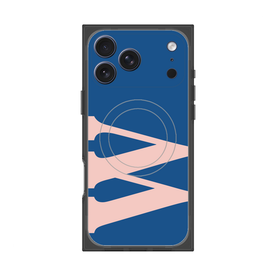 Premium Square Case with MagSafe［ Original - initial color - W navy ］