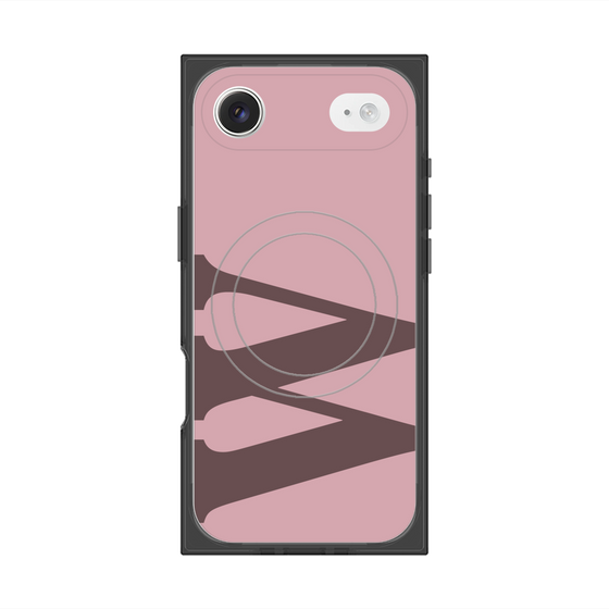 Premium Square Case with MagSafe［ Original - initial color - W dusty pink ］