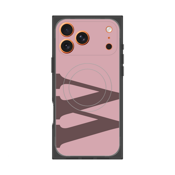 Premium Square Case with MagSafe［ Original - initial color - W dusty pink ］