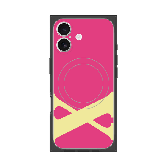 Premium Square Case with MagSafe［ Original - initial color - X pink ］