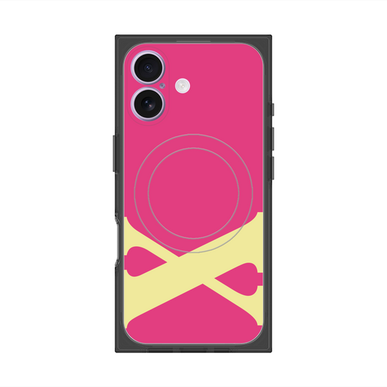 Premium Square Case with MagSafe［ Original - initial color - X pink ］