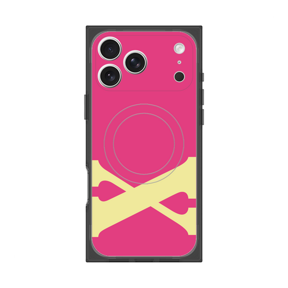 Premium Square Case with MagSafe［ Original - initial color - X pink ］