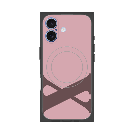 Premium Square Case with MagSafe［ Original - initial color - X dusty pink ］