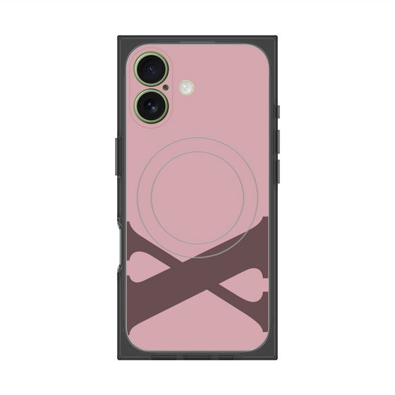 Premium Square Case with MagSafe［ Original - initial color - X dusty pink ］