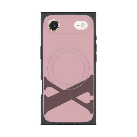 Premium Square Case with MagSafe［ Original - initial color - X dusty pink ］