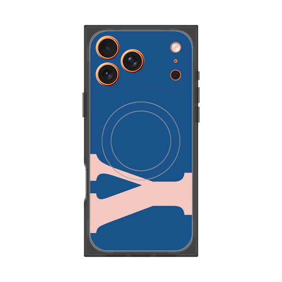 Premium Square Case with MagSafe［ Original - initial color - Y navy ］