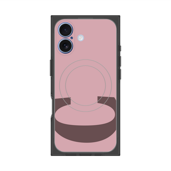 Premium Square Case with MagSafe［ Original - initial color - C dusty pink ］