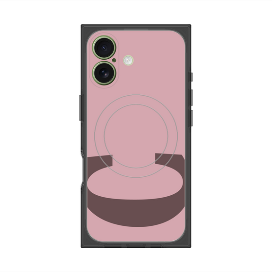 Premium Square Case with MagSafe［ Original - initial color - C dusty pink ］