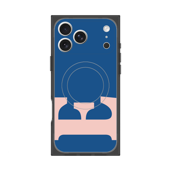 Premium Square Case with MagSafe［ Original - initial color - E navy ］