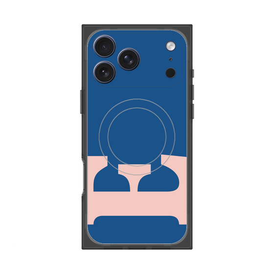 Premium Square Case with MagSafe［ Original - initial color - E navy ］