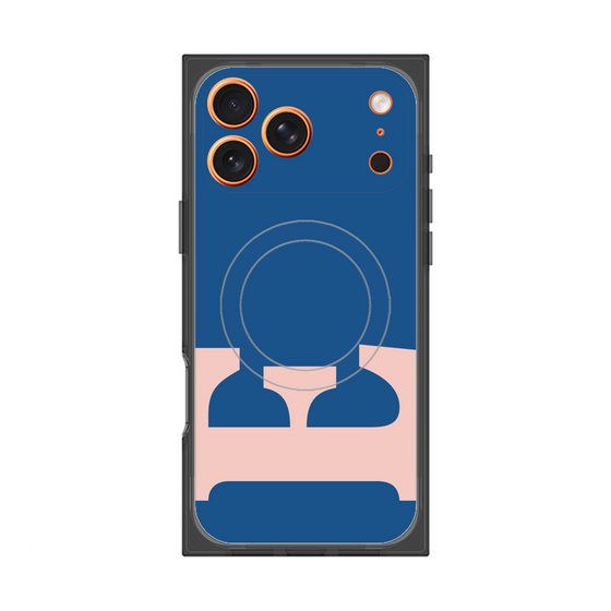 Premium Square Case with MagSafe［ Original - initial color - E navy ］