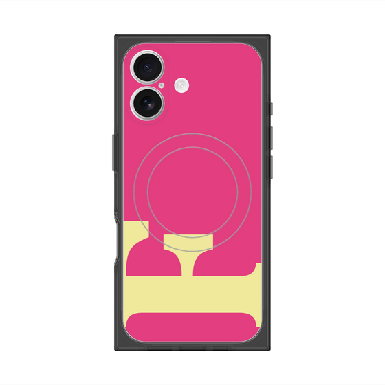 Premium Square Case with MagSafe［ Original - initial color - F pink ］