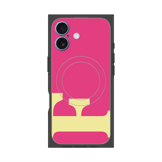 Premium Square Case with MagSafe［ Original - initial color - F pink ］