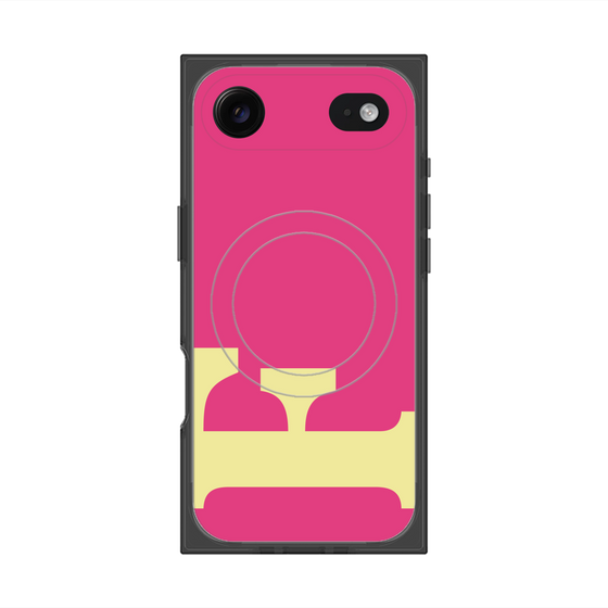 Premium Square Case with MagSafe［ Original - initial color - F pink ］