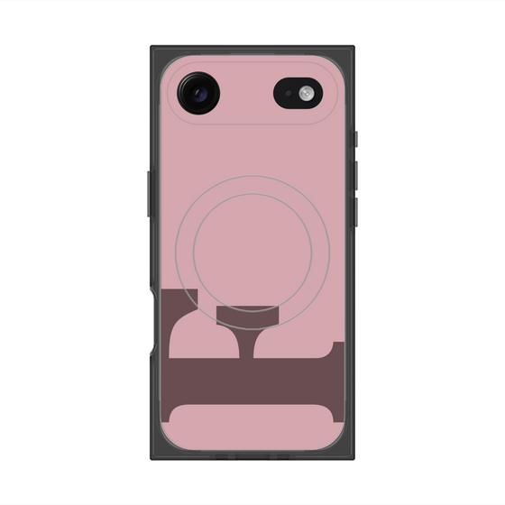 Premium Square Case with MagSafe［ Original - initial color - F dusty pink ］