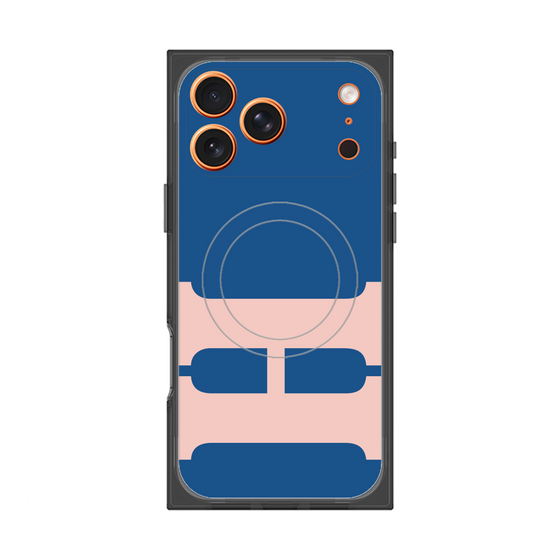 Premium Square Case with MagSafe［ Original - initial color - H navy ］