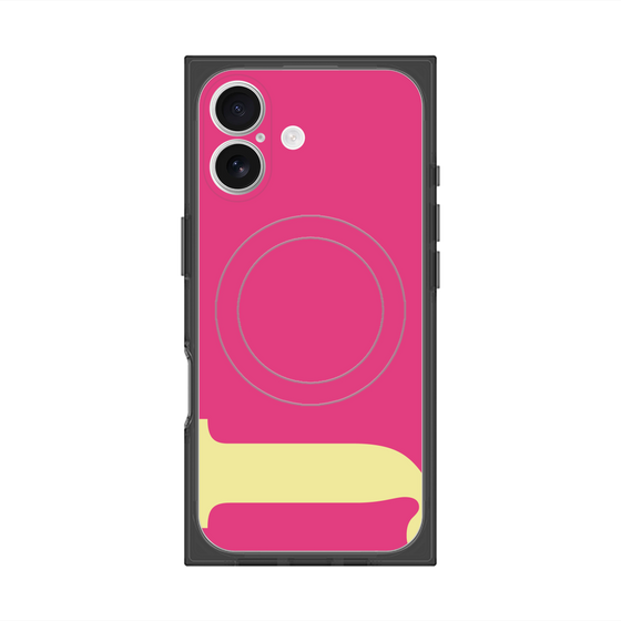 Premium Square Case with MagSafe［ Original - initial color - J pink ］