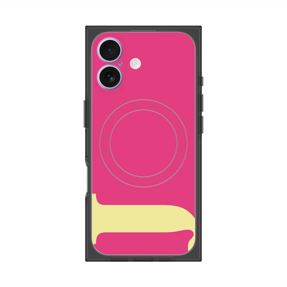 Premium Square Case with MagSafe［ Original - initial color - J pink ］