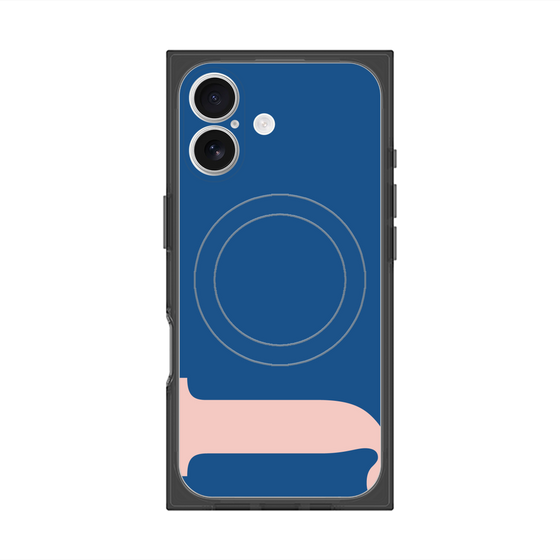 Premium Square Case with MagSafe［ Original - initial color - J navy ］