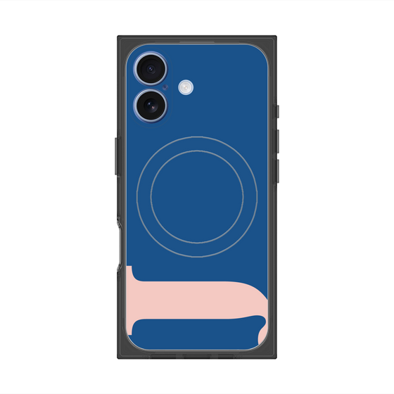 Premium Square Case with MagSafe［ Original - initial color - J navy ］