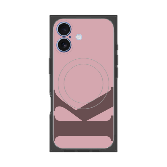 Premium Square Case with MagSafe［ Original - initial color - K dusty pink ］