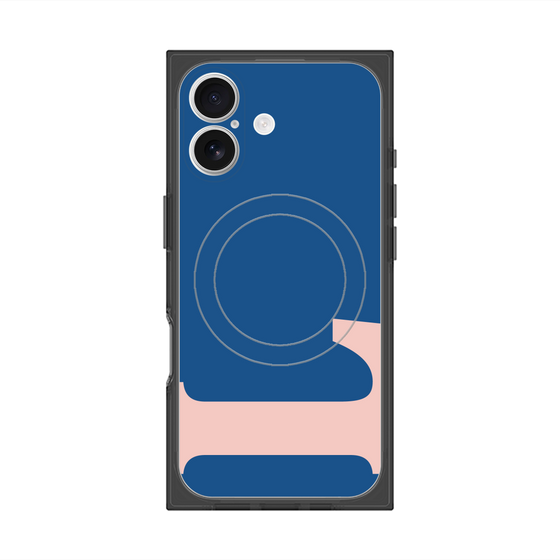 Premium Square Case with MagSafe［ Original - initial color - L navy ］