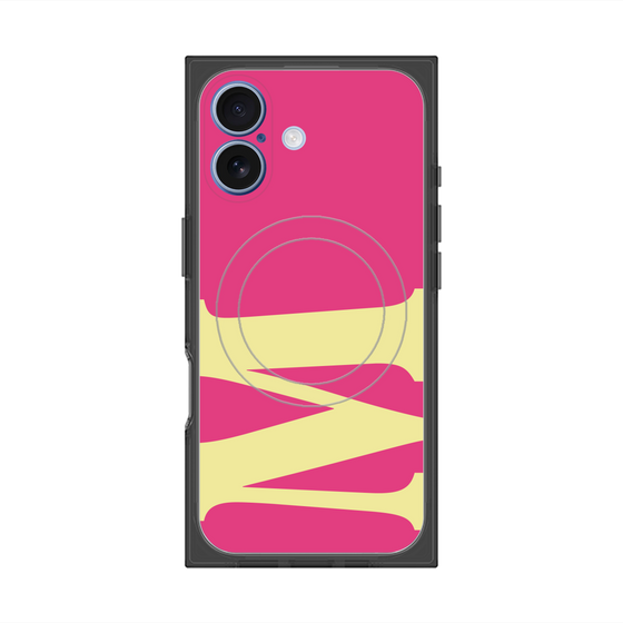 Premium Square Case with MagSafe［ Original - initial color - M pink ］