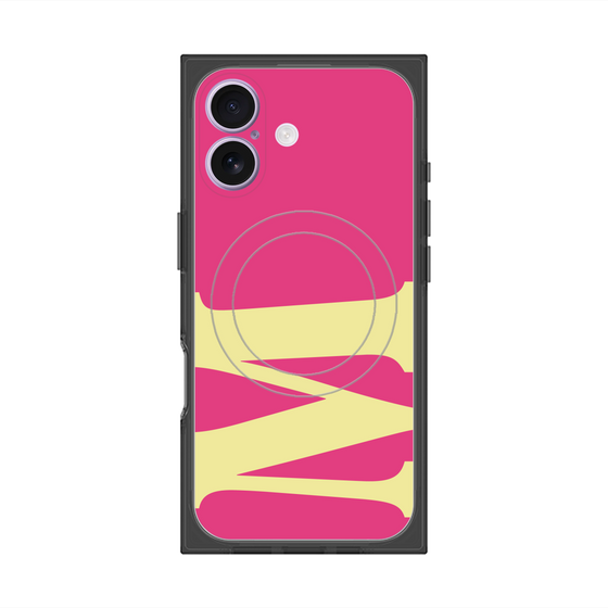 Premium Square Case with MagSafe［ Original - initial color - M pink ］