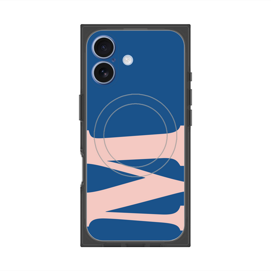 Premium Square Case with MagSafe［ Original - initial color - M navy ］