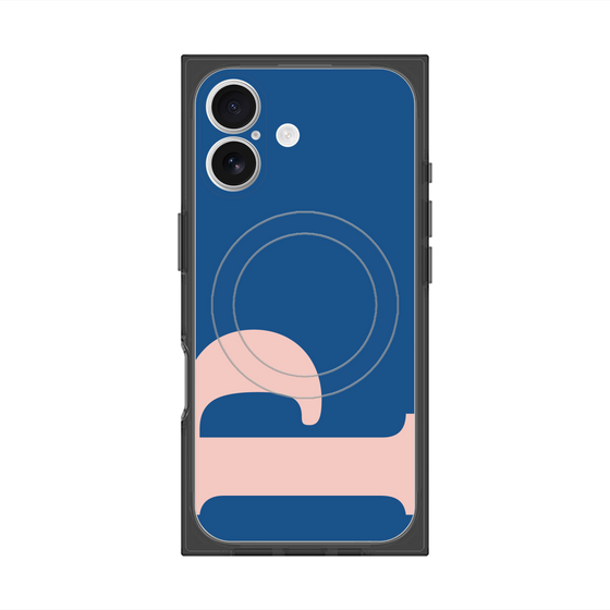 Premium Square Case with MagSafe［ Original - initial color - P navy ］