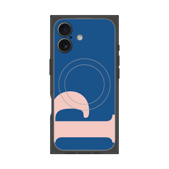 Premium Square Case with MagSafe［ Original - initial color - P navy ］