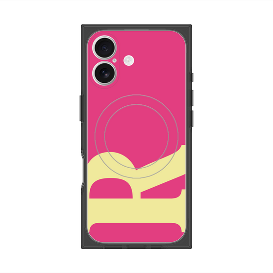 Premium Square Case with MagSafe［ Original - initial color - R pink ］