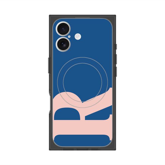 Premium Square Case with MagSafe［ Original - initial color - R navy ］