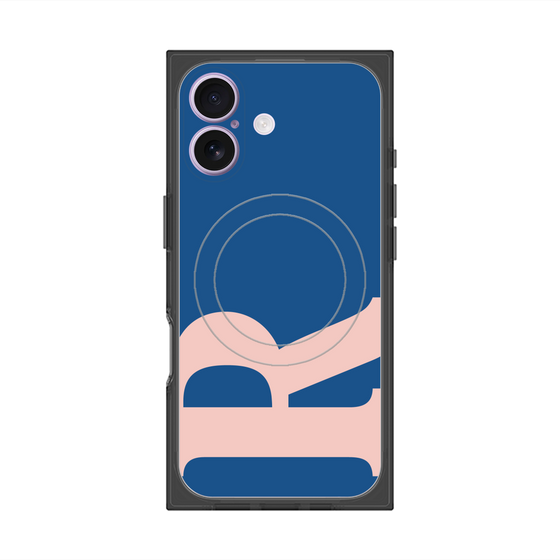 Premium Square Case with MagSafe［ Original - initial color - R navy ］