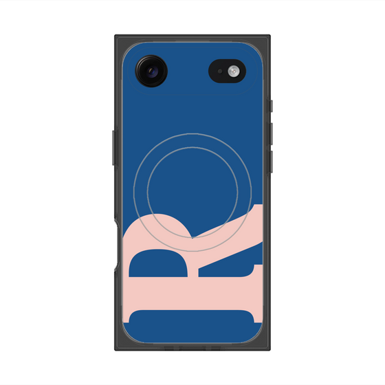 Premium Square Case with MagSafe［ Original - initial color - R navy ］