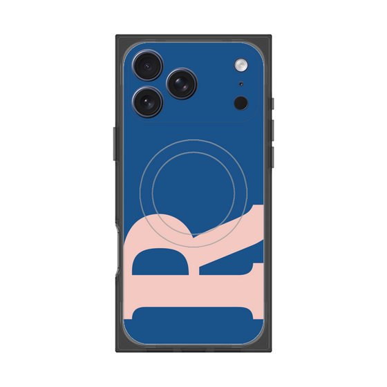 Premium Square Case with MagSafe［ Original - initial color - R navy ］